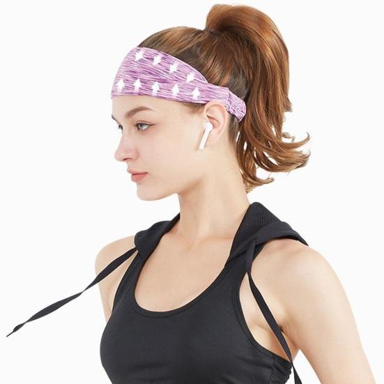 Спортивная повязка на голову на резинке с красочным полосатым узором, впитывающая пот, дышащая повязка на голову для бега и фитнеса