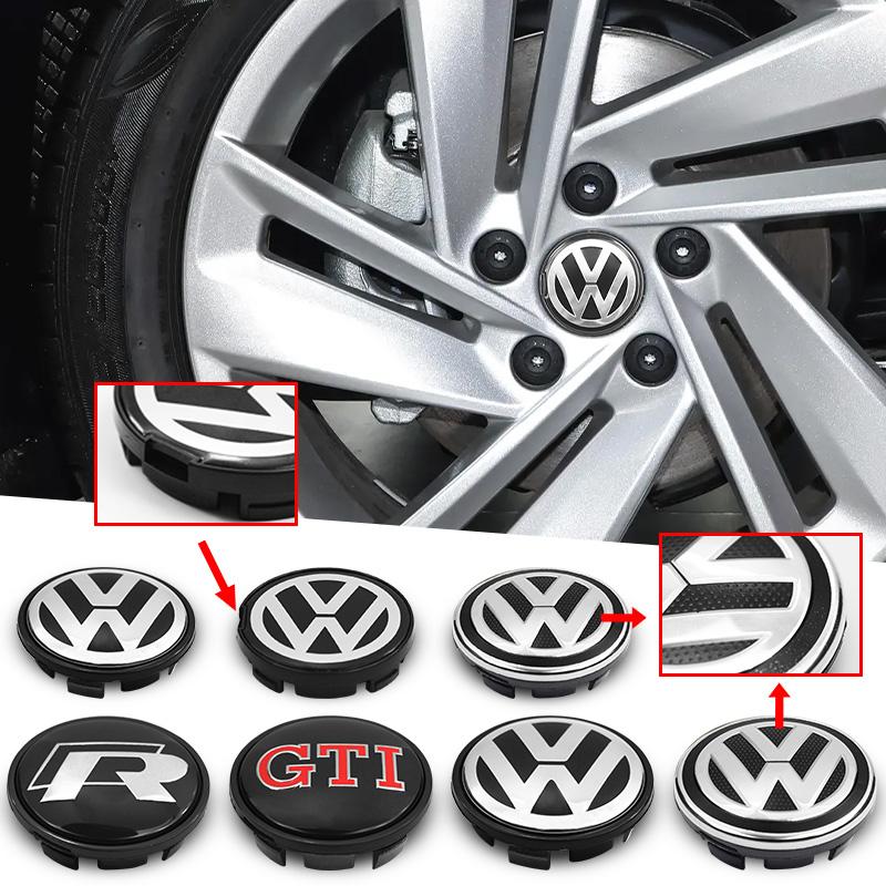 2026 Горячие Для VOLKSWAGEN VW 4 шт. 55 мм 65 мм VW Автомобильный Стайлинг Заглушки Центральные Колпачки Ступицы Значки Аксессуары Для Volkswagen R GTI Golf