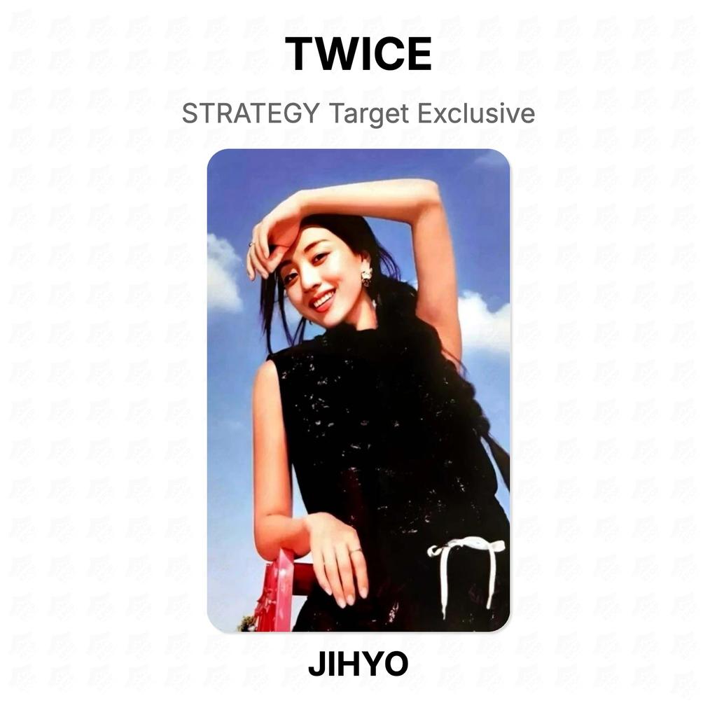 Twice STRATEGY Эксклюзивная официальная фотокарточка Target