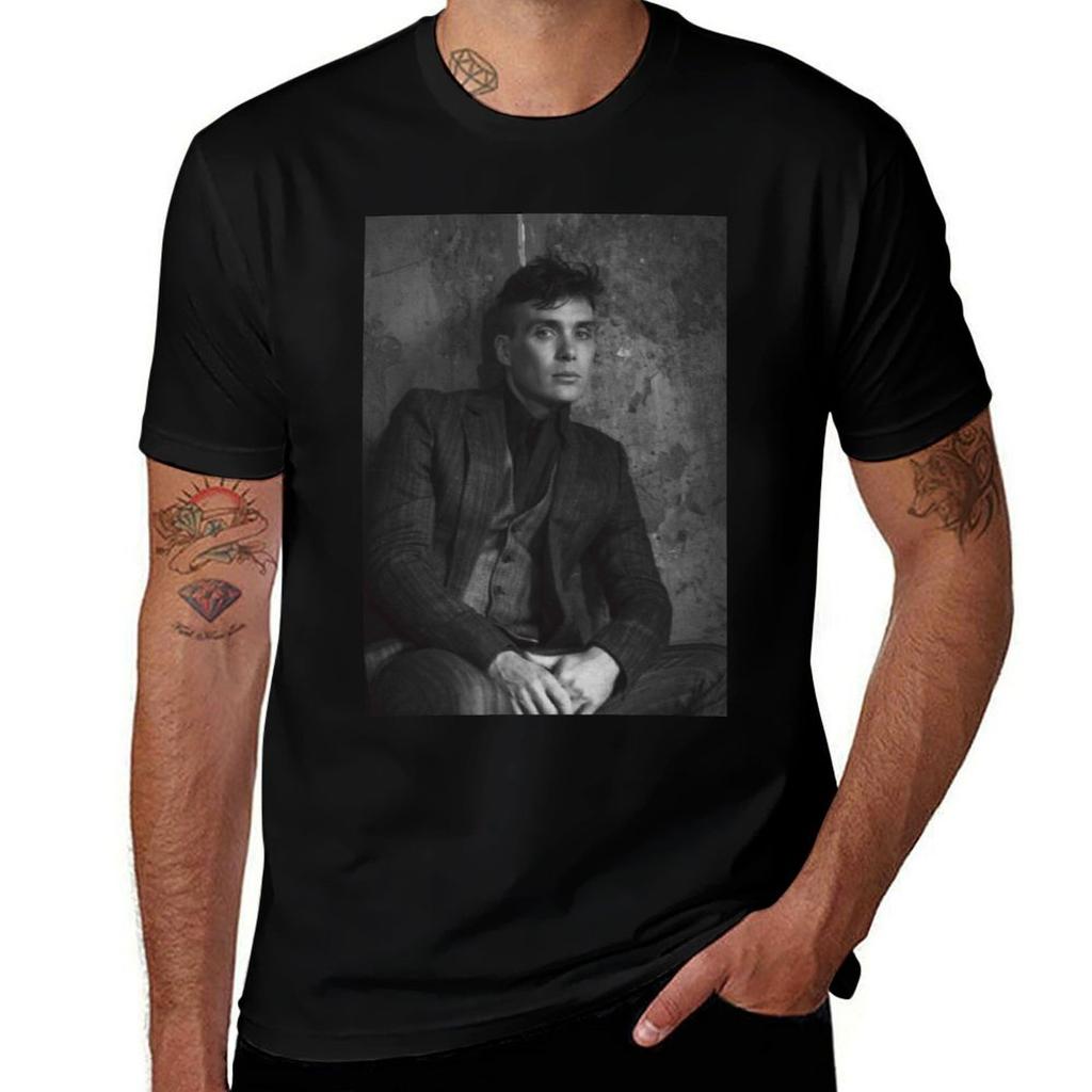 Cillian Murphy Tshirt Gym Exercise Short Sleeve Tshirt