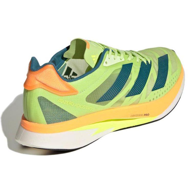 adidas Кроссовки унисекс Adizero Adios Pro 2 Pulse Lime Flash Orange Green Real-Teal GX3124