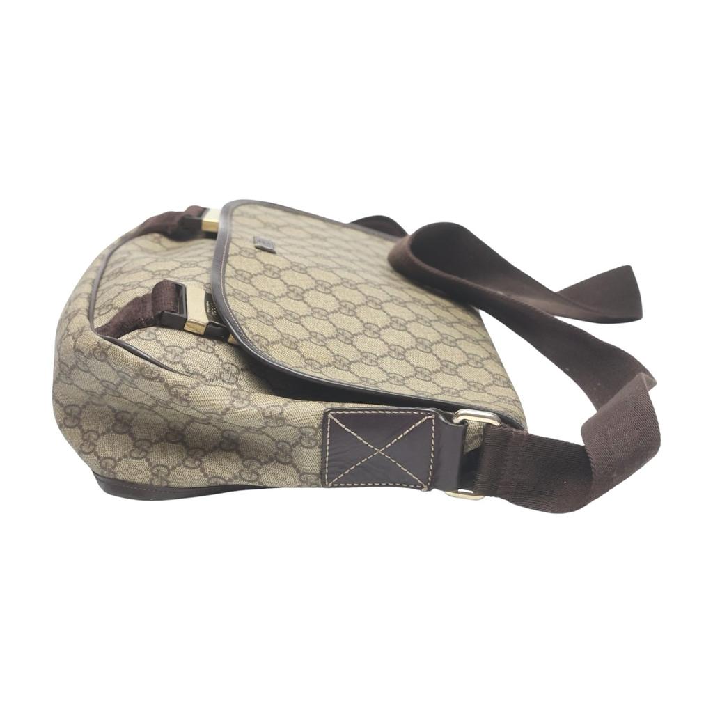 Gucci GG plus GG Supreme Сумка через плечо GG Supreme Canvas Коричневый 201732 002122 Б/у