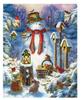 Christmas Socks Tree DIY Diamond Painting 5D Full Drill DIY Cross Stitch Kits Santa Claus Snow Scene Diamond Embroidery Decor