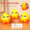 Douyin Trending Fireman Flame Squeeze Toy - PU Slow Rebound Stress Relief for Kids