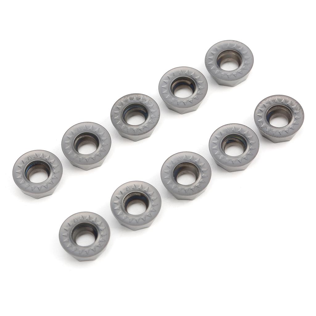 10 шт. Токарные вставки с ЧПУ, Сменные твердосплавные пластины для резки, RPMT1204M0EJS LF6018