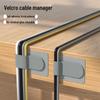 Self-Adhesive Cable Organizer: No-Punch Magic Tape for Desk Power Cord Routing