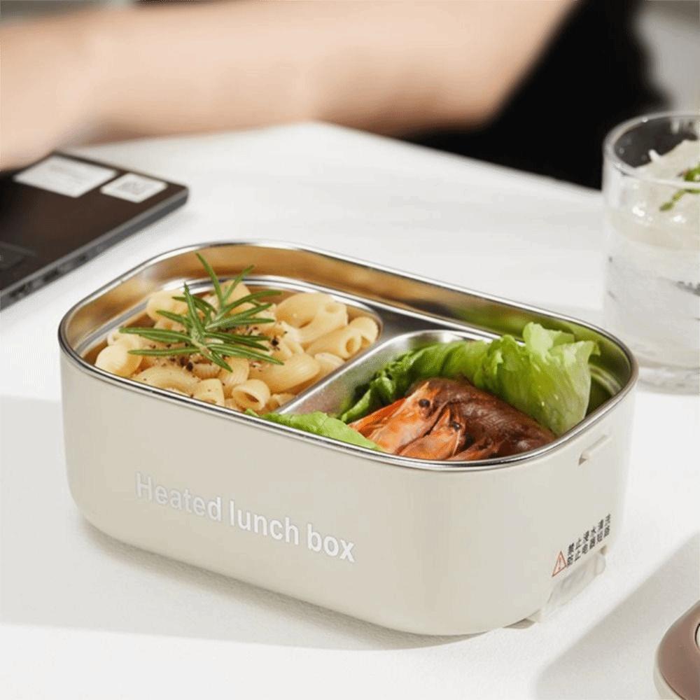 Stainless Steel Constant Temperature Lunch Box UK/EU/US Plug Travel Food Warmer Worker