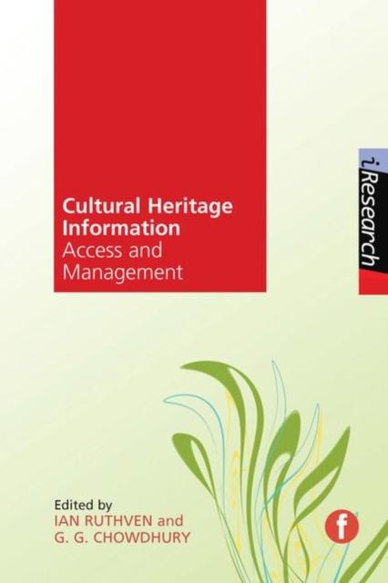 The Cultural Heritage Information : Access and Management Book