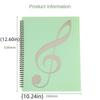 Detachable Multi-layer Music Score Folder 40 Pockets A4 Sheet Music Folder  Note Folder
