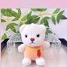 Cute Plush Teddy Bear Keychain With Colorful Avocado Carrot Grape Strawberry Design