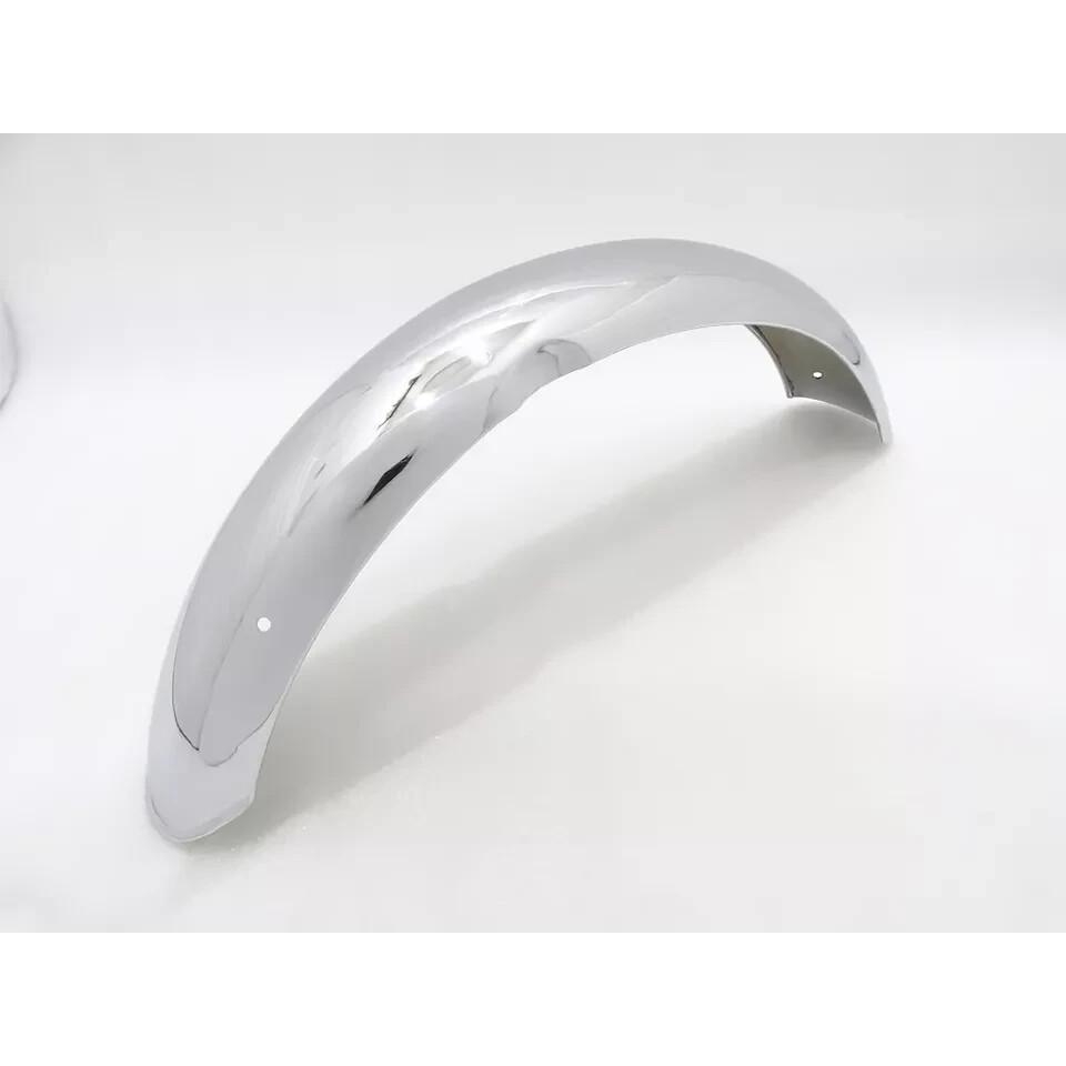 TRIUMPH T-140 BONNEVILLE FRONT CHROME MUDGUARD FENDER WITH STAYS |Fit For
