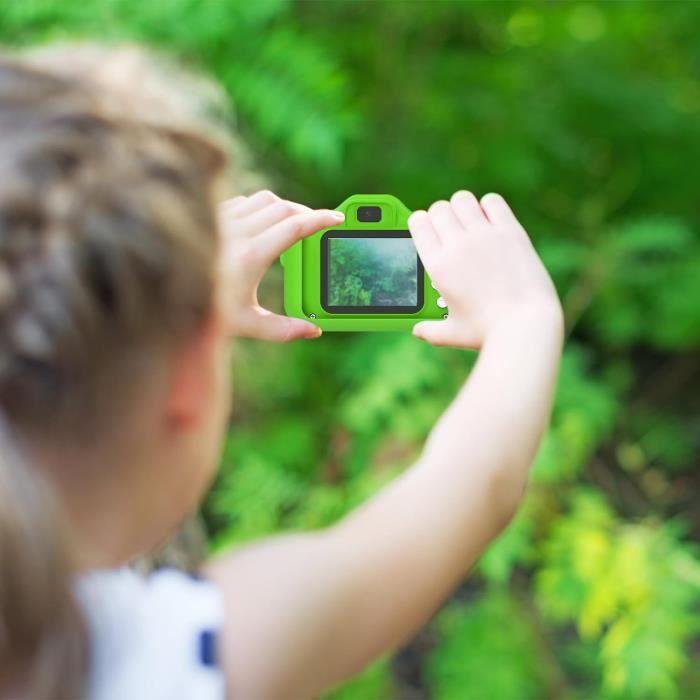 Appareil photo numérique dinosaure pour enfants, double caméra HD 20 Mpx, écran IPS 2 pouces, vidéo 1080p h1721