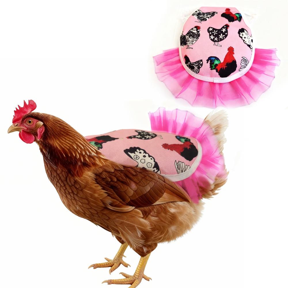 Chicken Saddles Adjustable Hen Apron Waterproof Breathable Chicken Saddle Washable Feather Protector Poultry Farming