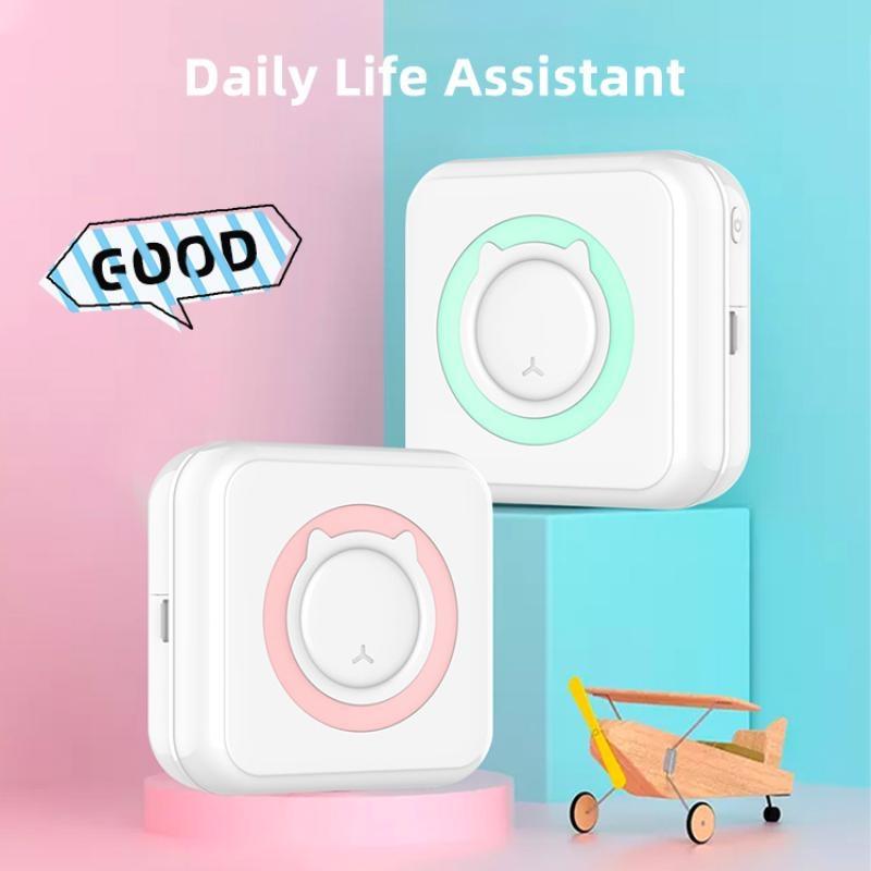 Портативный мини-термопринтер, 1 шт., карманный студенческий мини-принтер с USB-кабелем Imprimante