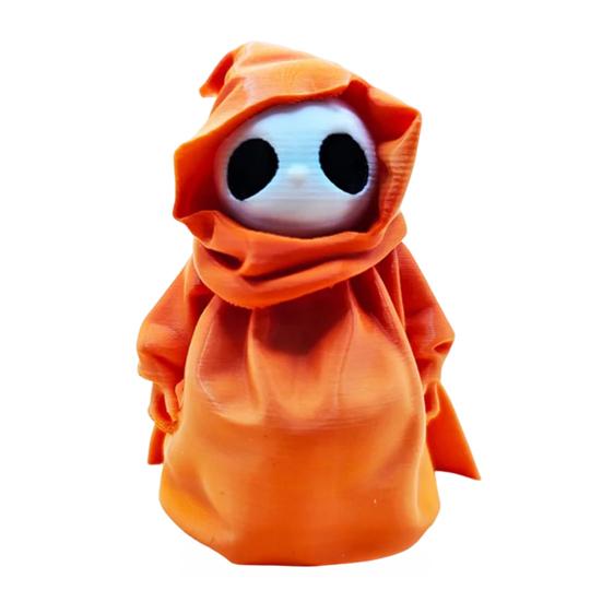 Статуэтка Утки Мрачного Жнеца, напечатанная на 3D-принтере, Коллекционная фигурка Призрачной Утки в плаще на Хэллоуин для украшения дома, офиса, рабочего стола