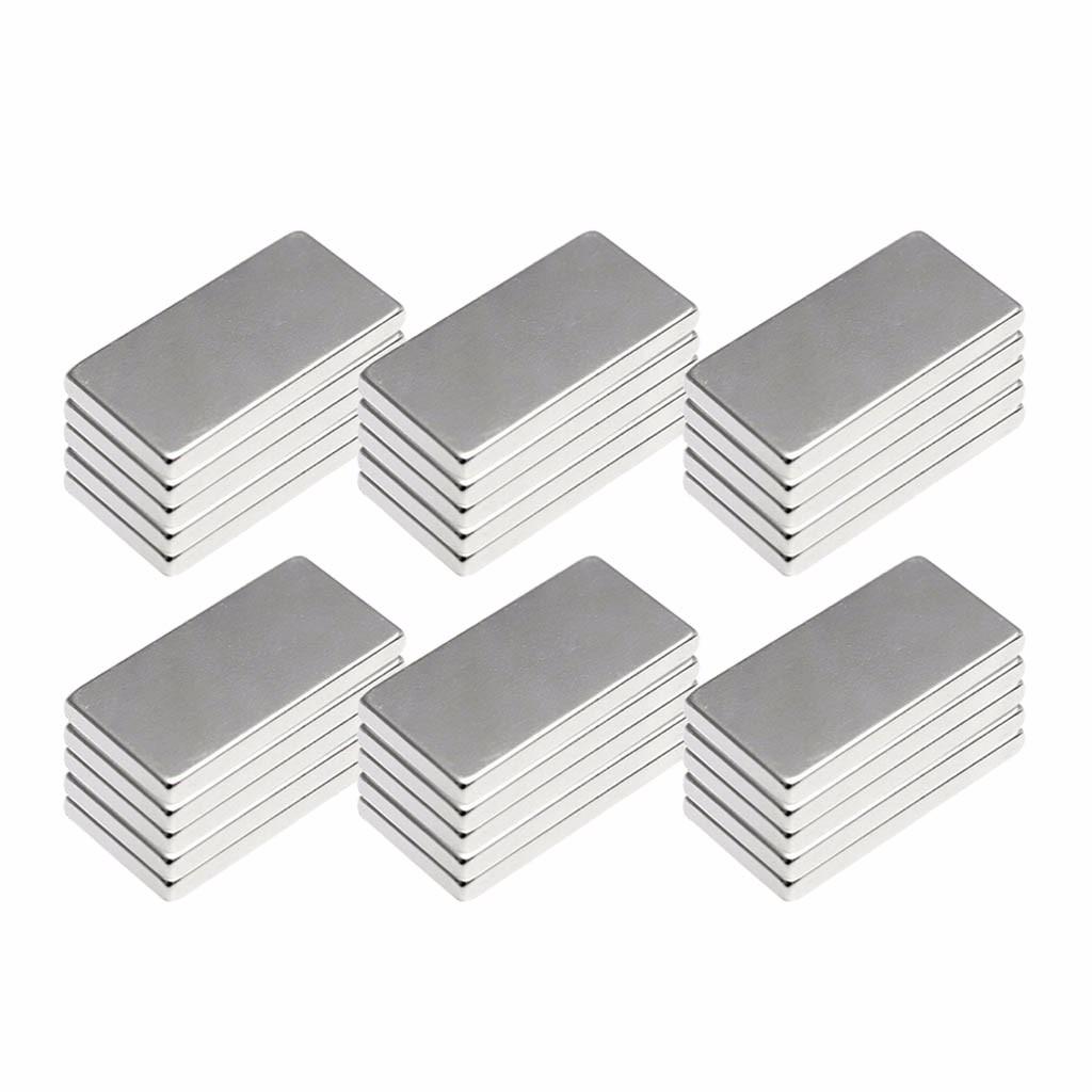 N52 20x10x2mm Neodymium Block Magnet Rare Earth Magnets 10/20/30/60PCS