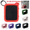 2Pcs For JBL GO 4 Portable BT Speaker Silicone Case Anti Scratch Protective Cover with Carabiner Shockproof Protective Skin