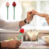 Waterproof Flower Ring Box Elegant Auto Blooming Ring Box Proposal Ring Box  Engagement