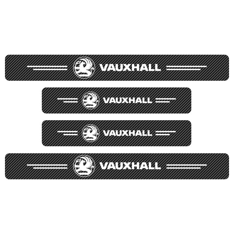 AAIU1 New Car Door Sill Plate Protector Stickers For Vauxhall Opel Corsa D Astra G GTC J H Vectra Zafira Meriva Junior car Accessories