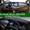 Для Honda Odyssey RB1 2004-2008 Коврик на панель приборов Покрытие приборной панели Защитная накладка от солнца на панель приборов Коврик на панель Защита от грязи Декоративный элемент