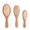 Деревянная расческа с подушкой безопасности, парикмахерская расческа для макияжа, бытовая расческа, массажная расческа