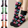 Warm 67 Meme Crew Long Socks Cartoon Creativity Stockings 67 Meme Ice Cream Socks  For Men Women