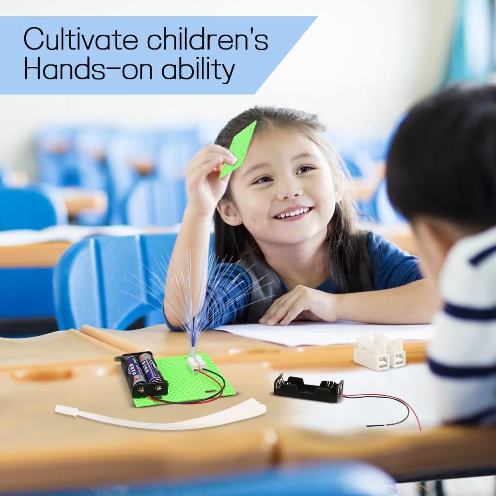 Children's Science Experiment Physics Toy Colorful Fiber Lamp Material Pack