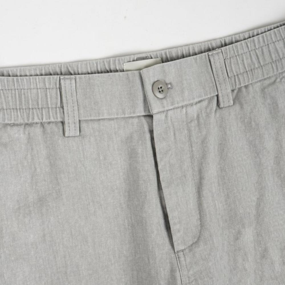 Weekhour Washed Binding Wide Pants Light Gray