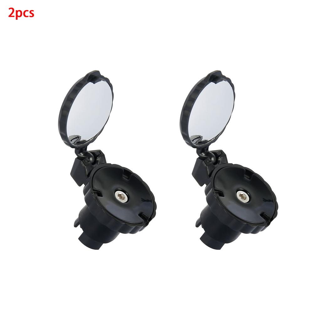 2/4Pcs Bicycle Rearview Mirror 360° Rotation Auxiliary Convex Mirror Handlebar Rearview Mount Cycling Bike Rear View Mirrors