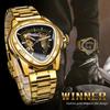 WINNER Men's Fashion Casual Hollow Triangle Automatic Mechanical Watch