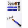 Car dent repair leveling pen adjustable length repair knocking pen bump shaping sheet metal dent repair tool