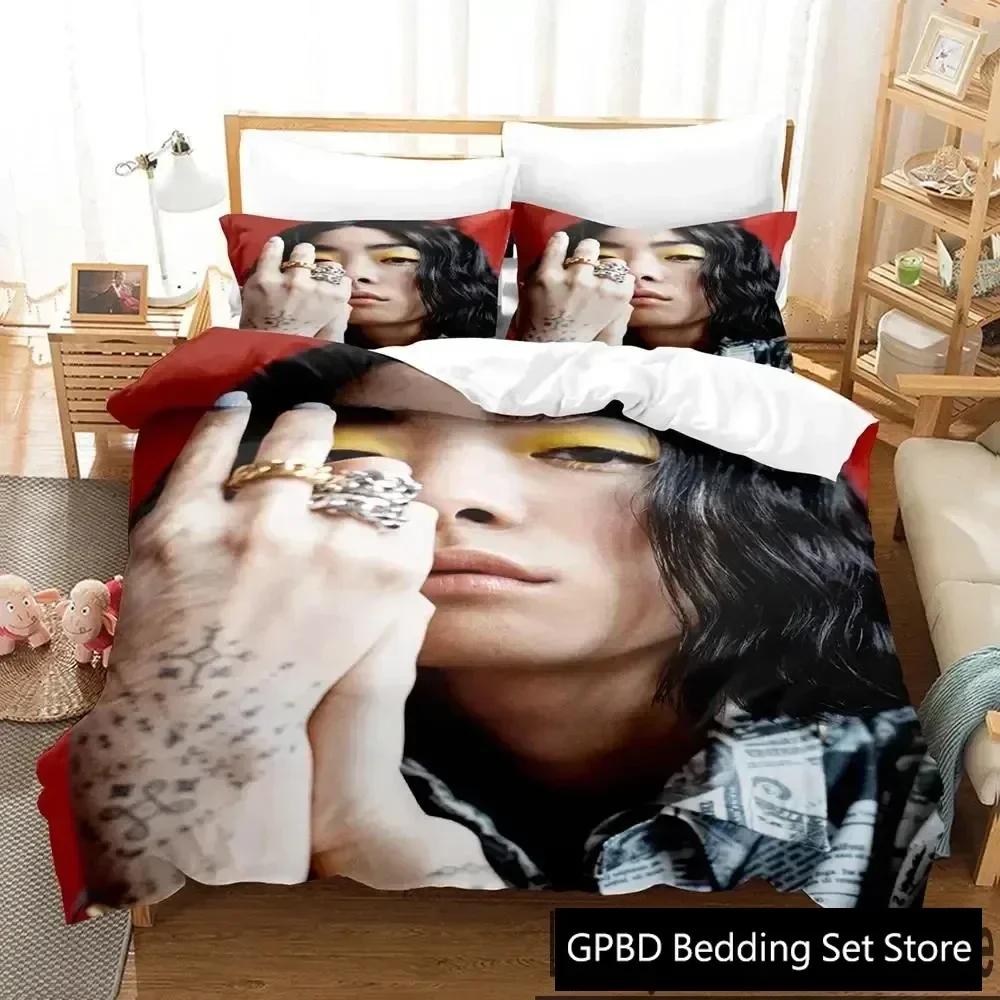 Luxury New 3D Print Rina Sawayama Bedding Set Boys Girls Twin Queen King Size Duvet Cover Pillowcase Bed Home Textileextile