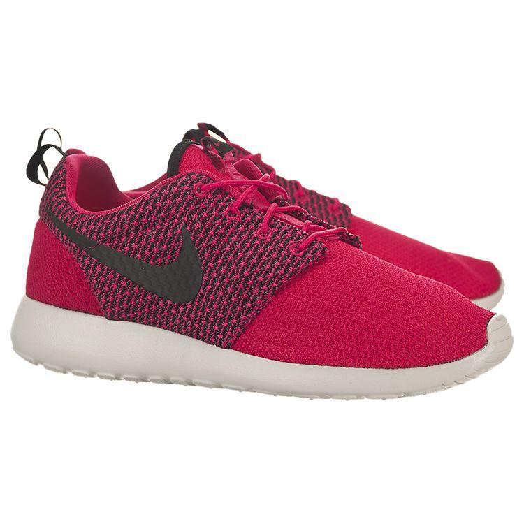 Nike Кроссовки Roshe Run Мужские Розовый фуксия-розовый черный-гипер-пунш-светло-серый 511881-662