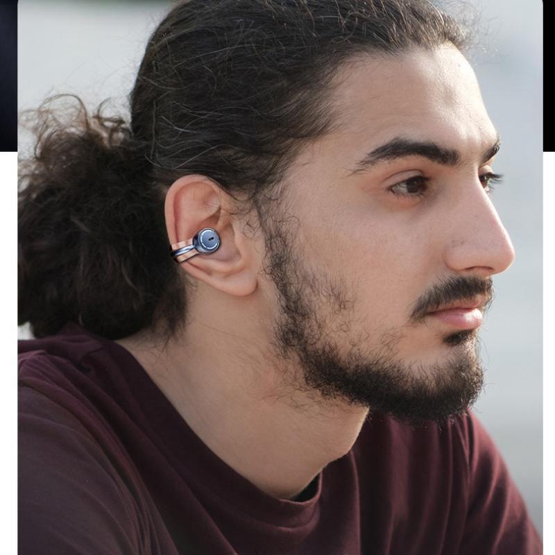 New Clip -ear Bluetooth Headset Really Wireless Noise Reduction Exercise Is Super Long Battery Life
