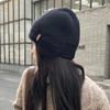 Warm Earflap Hat Windproof Windproof Hat New Knitted Beanie Hat  Unisex