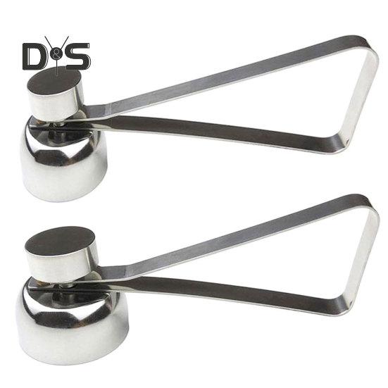 Пищевой резак для яичной скорлупы с двойной головкой, практичные металлические ножницы для яиц, нож для яиц, открывалка для скорлупы