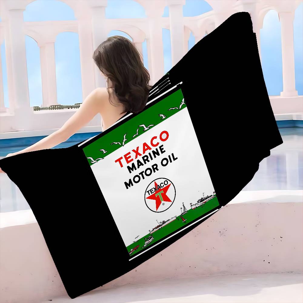 T-TexacoS Cushion Microfiber Printed Beach Towel Mountain Climbing Yoga Beach Swimming Running Absorbent Soft Towel