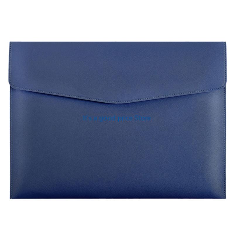 Water Resistant PU Leather Folder Document Organiser Storage Case Closure 100 Sheets Capacity For School Office