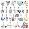 Медь Звездная ночь Ван Гога Шармы Бусина Цирконий Кит Кот Подвеска Подходит для Оригинального Браслета Ожерелья DIY Ювелирные Изделия