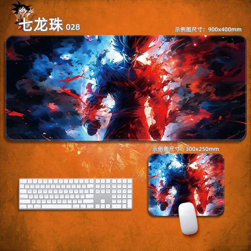 Аниме Коврик для мыши Dragon Ball Кожаный коврик для мыши Устойчивый Маленькие мальчики Защита запястья Коврик для клавиатуры Настольный коврик Анимация Сон Гоку Декоративная скатерть