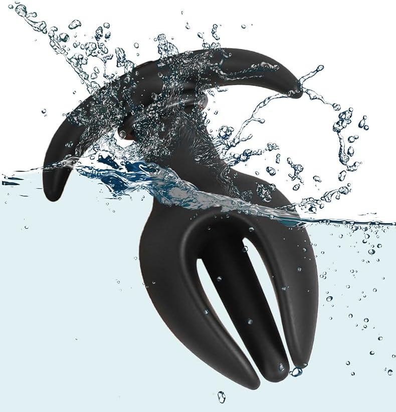 Inflatable Anal Plug Flower Shape Removable Butt Plug Anus Dilator Expander Anal Dildo for Unisex Gay Sex Game Prostate Massager