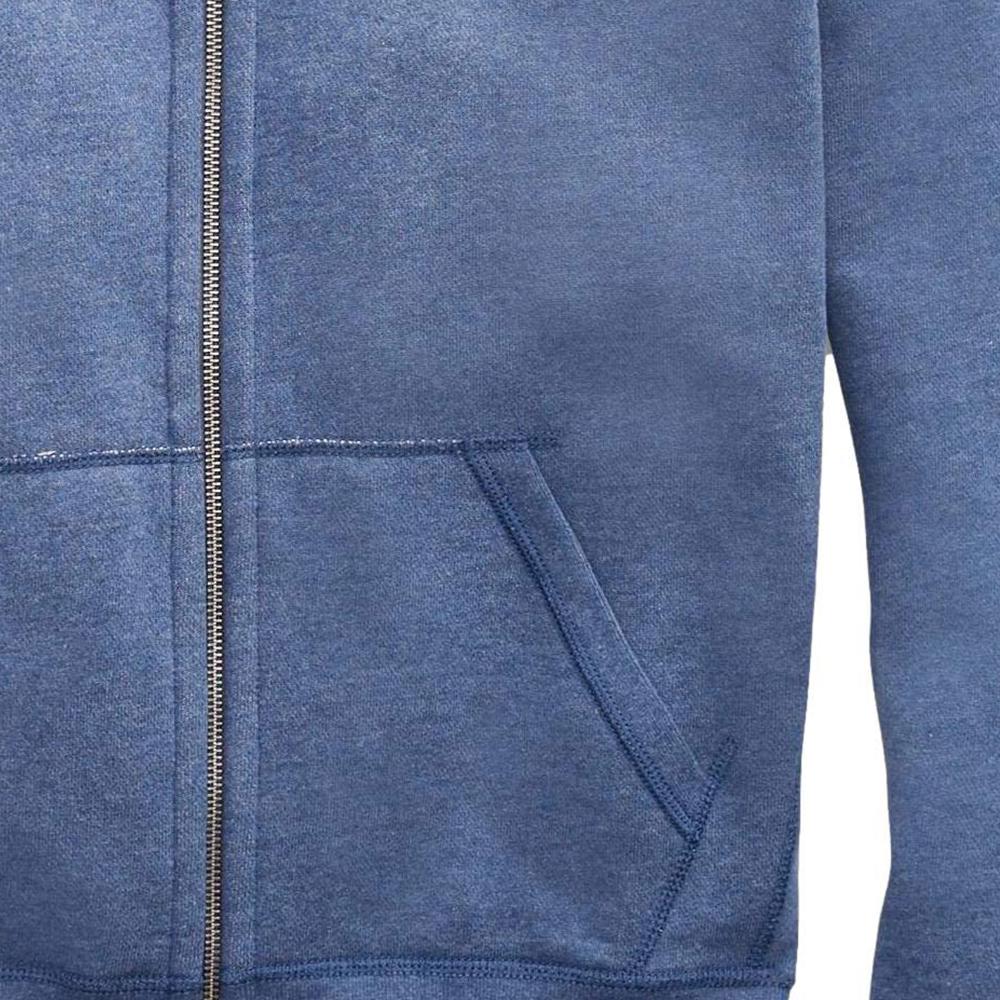 Polo Ralph Lauren FW22 Solid Color Hooded Zip-Up Sweatshirt Men Sweatshirt Fog-Blue 710625887-019