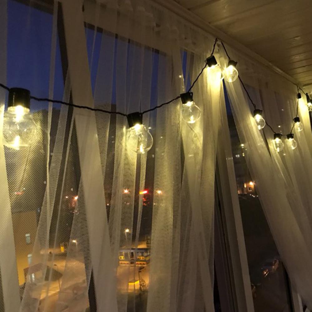 6m/11m Led Globe String Light Christmas Garland Outdoor Home Led Festoon Bulb Fairy Light for Party Garden Patio Decoration