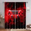 Technology Sense Game Handle Curtain Future Cool Sense, a Set of Two Pieces, Home Bedroom Living Room Curtain