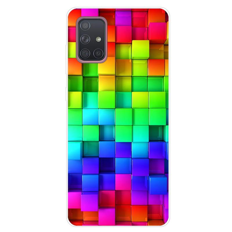 For Samsung Galaxy A51 A71 Case Soft Silicone Cute Cartoon Panda Phone Cases For Samsung A 51 A515F Galaxy A71 A715F Cover Funda