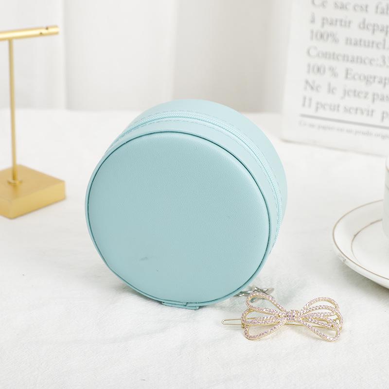 Элегантная коробка для хранения украшений – Круглая подарочная упаковка для серег, ожерелий и пуссет