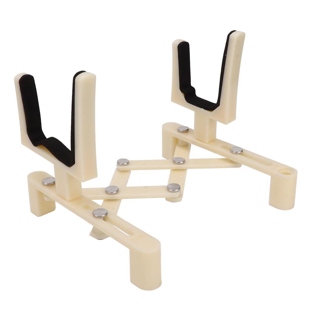 Складной кронштейн для скрипки Легкий Защита грифа Износостойкая Подставка для скрипки Держатель для дисплея Бежевый