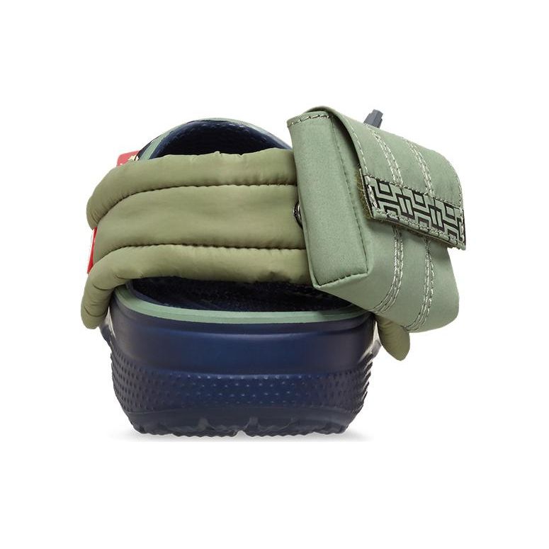 Naruto Shippuden x Crocs Classic Clog Какаши Унисекс Кроссовки Зеленый Оливковый Черный 209445-410