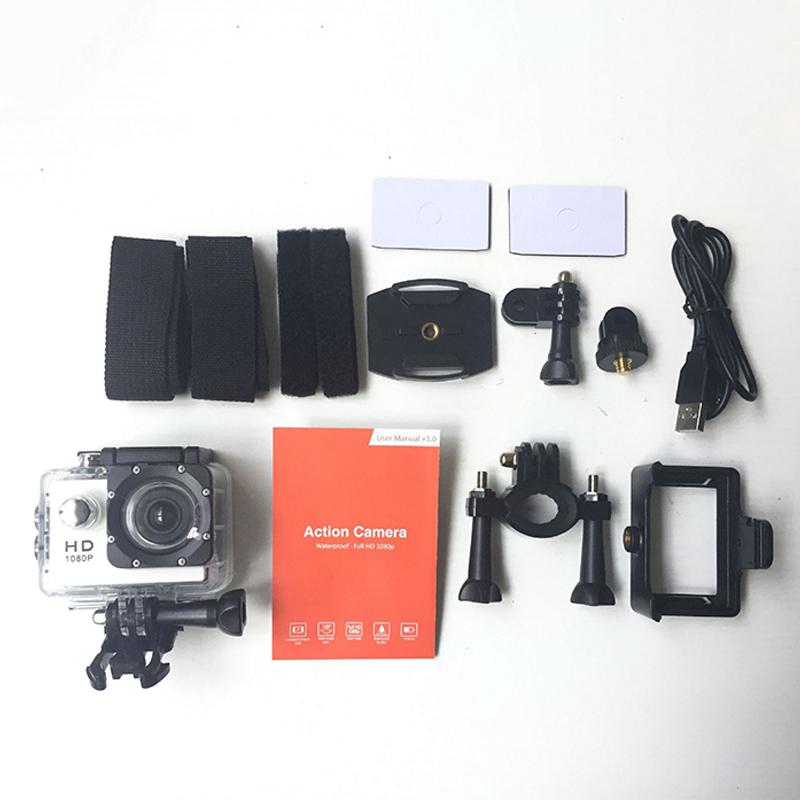 CUTE HD Wifi Waterproof Sport Camera Mini Helmet Cam Recorder Diving 2.0