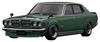 Модель зажигания Nissan Bluebird U 2000GTX Зеленый готовый продукт 1/18 (Г610)